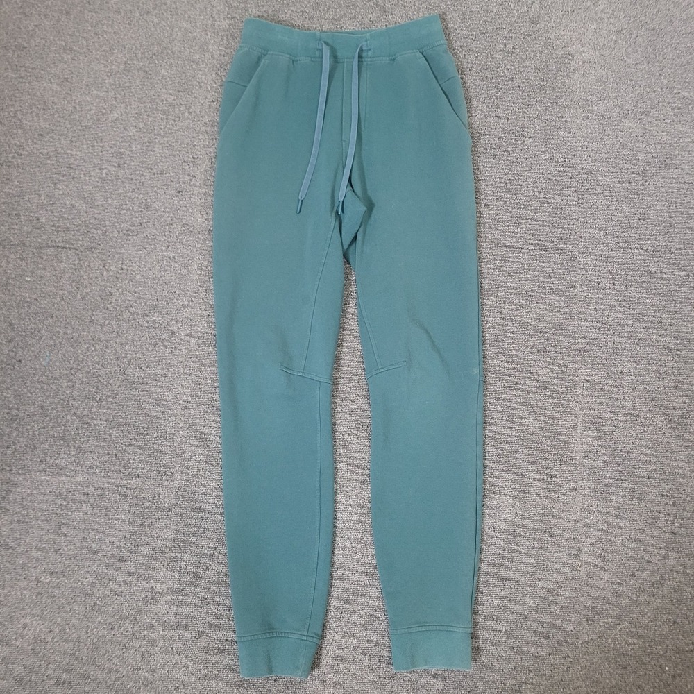 Lululemon Size XS City Sweat Jogger Mens Green Slim Fit Drawstring Pants